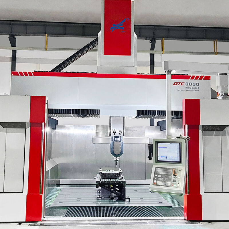 GTE3030C CNC Milling Machine with 0.0001° Minimum Indexing Angle for High-Precision Angular Milling and Large Workpiece Machining