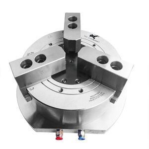 High-Precision Ks Series Solid Two-Jaw Pneumatic Power Chuck for CNC Lathes