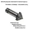 90-Degree Brazed Tungsten Carbide Chamfer and V-Groove Cutter for CNC Milling and Edge Finishing