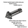 90-Degree Brazed Tungsten Carbide Chamfer and V-Groove Cutter for CNC Milling and Edge Finishing