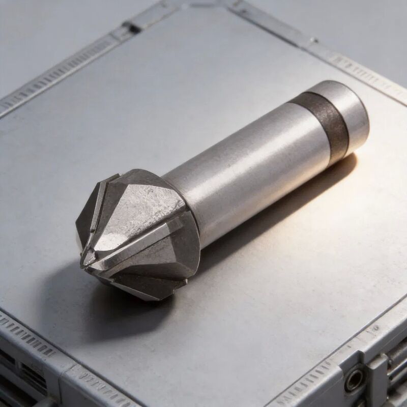 Precision 90-Degree Chamfer Drill Bit for Metal, Wood, Countersinking and Smooth Edge Finishing