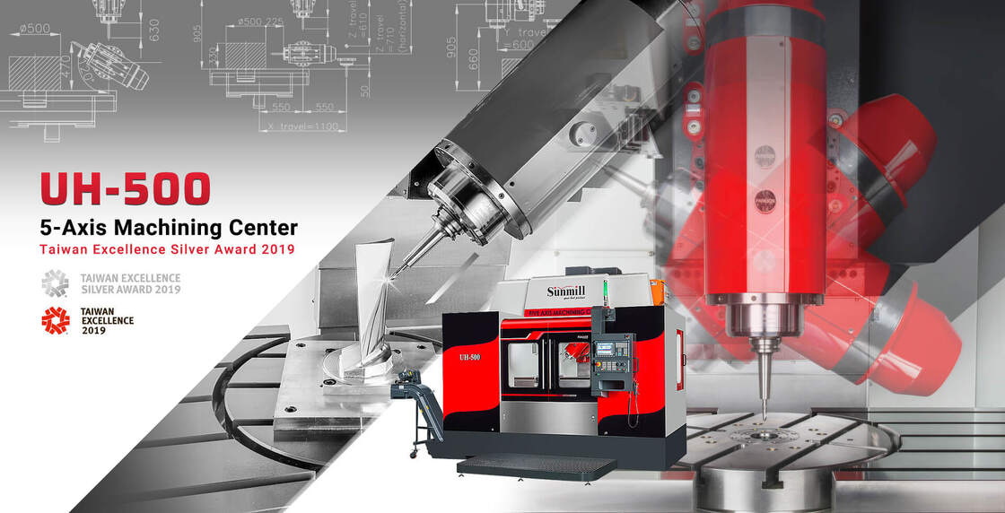 High-Speed 5-Axis CNC Machining Center with 15000rpm BBT40 Built-in Spindle and 24-Tool Arm Type ATC