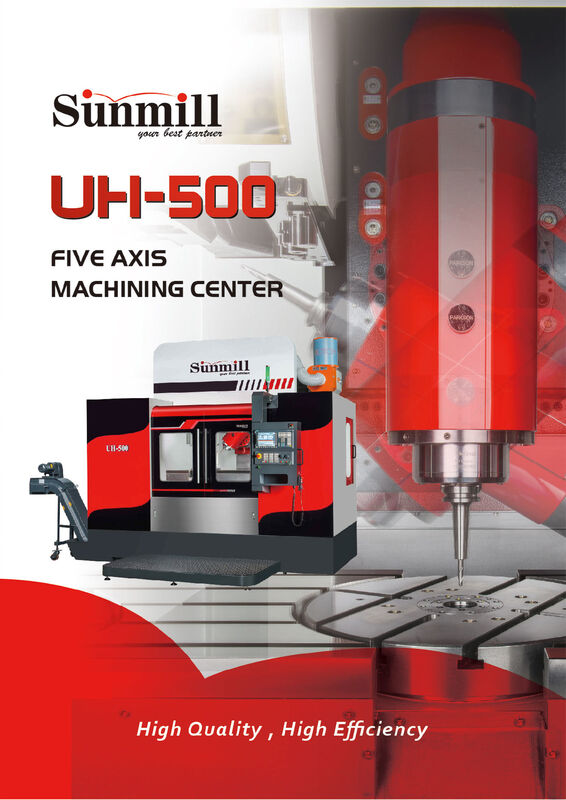 High-Speed 5-Axis CNC Machining Center with 15000rpm BBT40 Built-in Spindle and 24-Tool Arm Type ATC