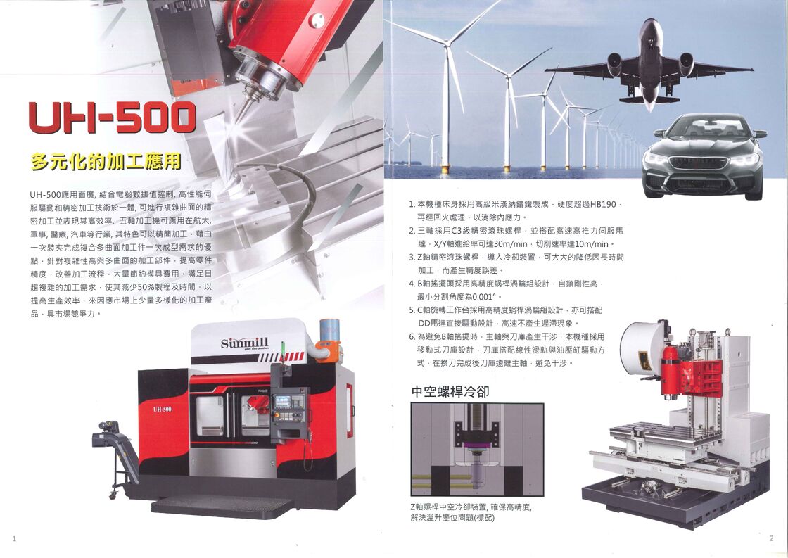 High-Speed 5-Axis CNC Machining Center with 15000rpm BBT40 Built-in Spindle and 24-Tool Arm Type ATC
