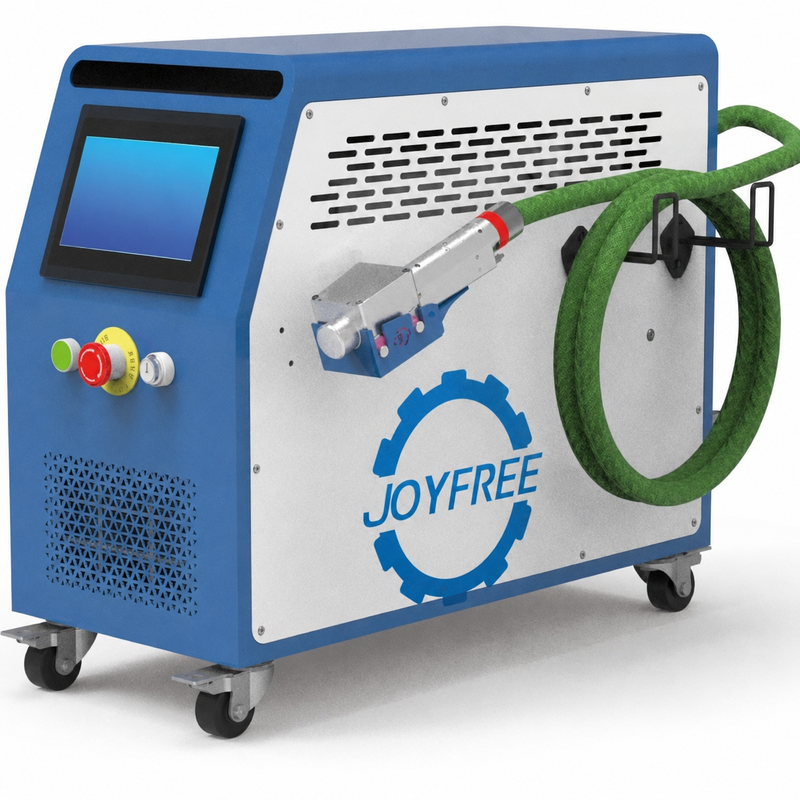 High-Power Continuous Fiber Laser Cleaning Machine for Rust Removal, Paint Stripping and Heavy-Duty Industrial Cleaning