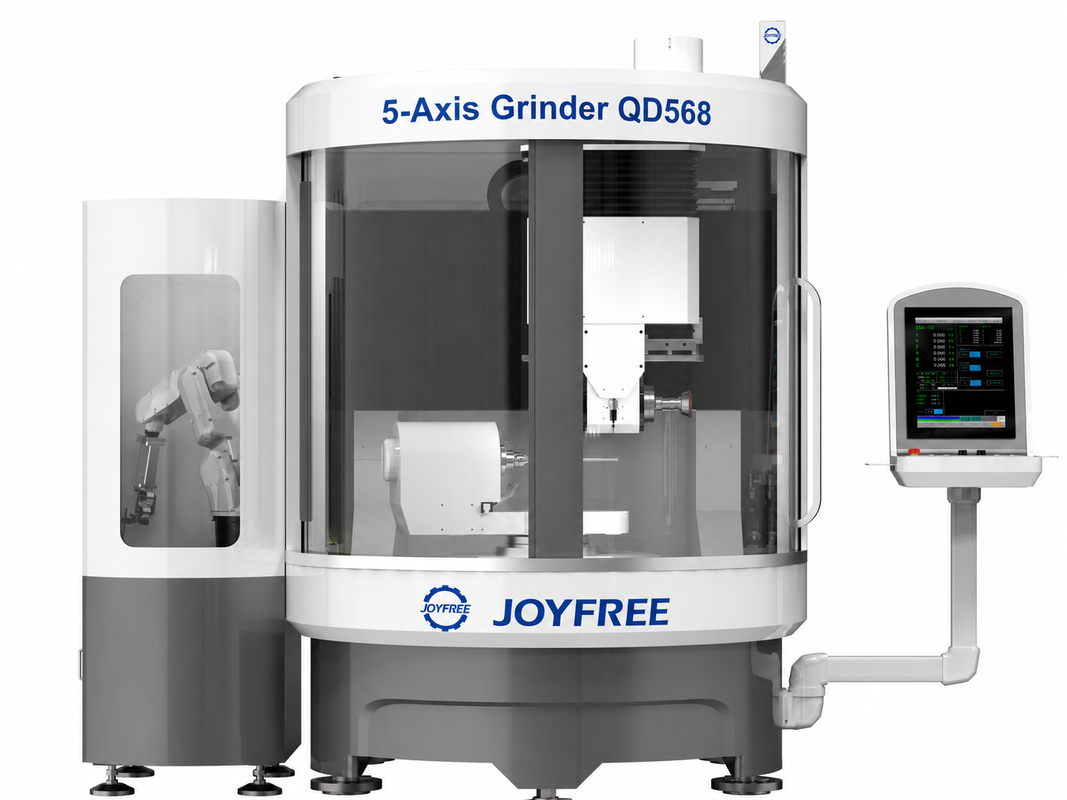 QD580 Five-Axis CNC Tool Grinder with 24 kW Direct-Drive Spindle for 3–32 mm Tools