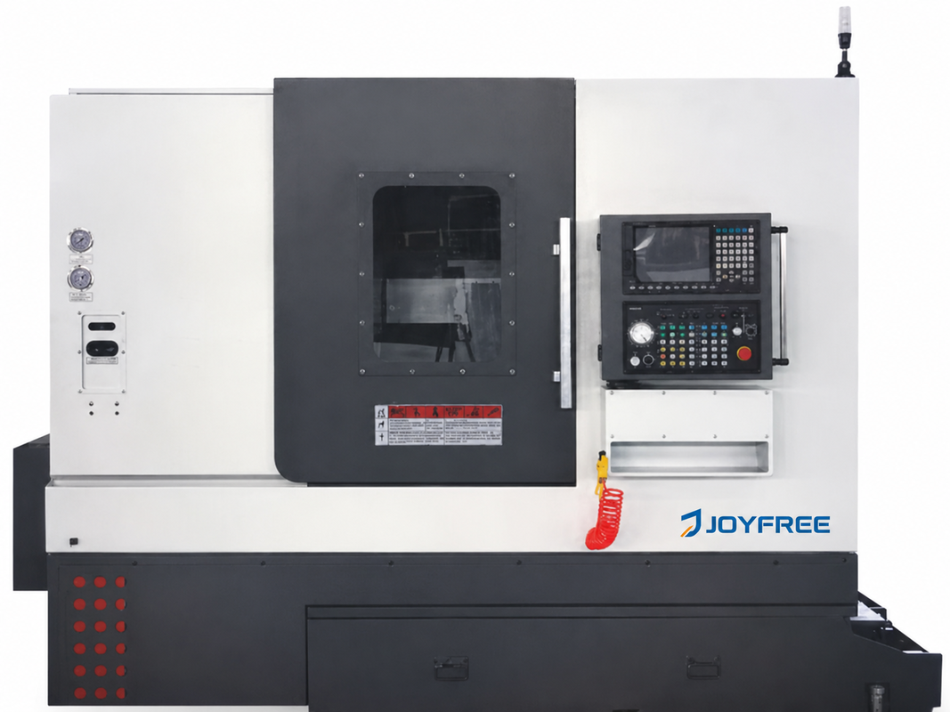 HNC-46 Series CNC Lathe with 30° High-Low Rail Bed and Optional C/Y-Axis Turning-Milling Configuration