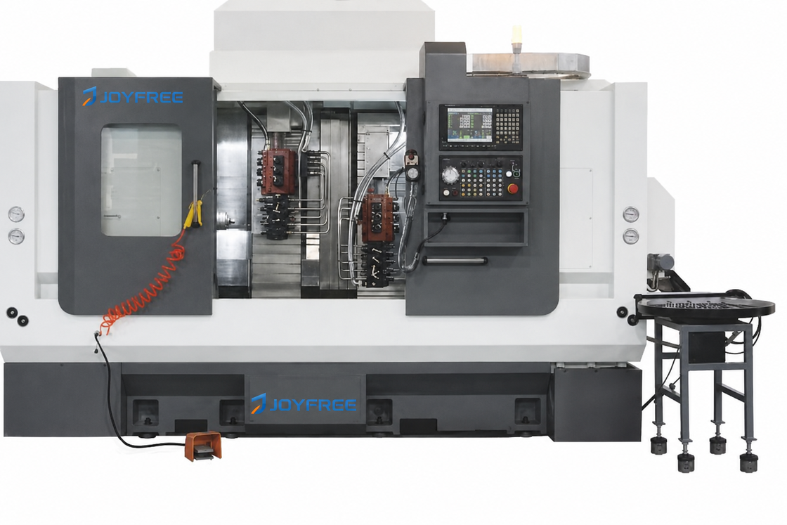 HNC-32G Compact Slant-Bed CNC Lathe with Power Head and C-Axis Milling Option
